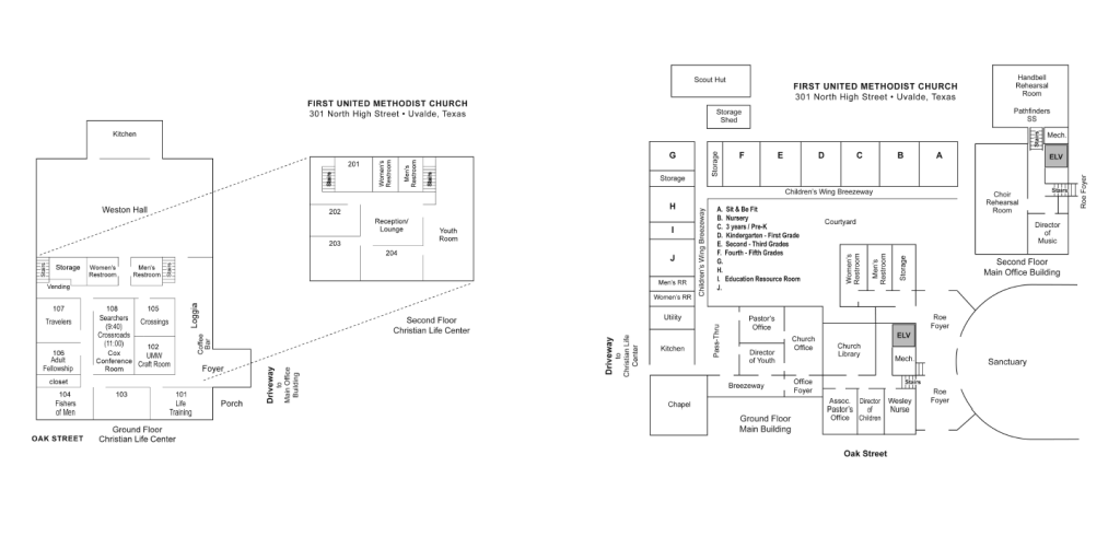 map of FUMC